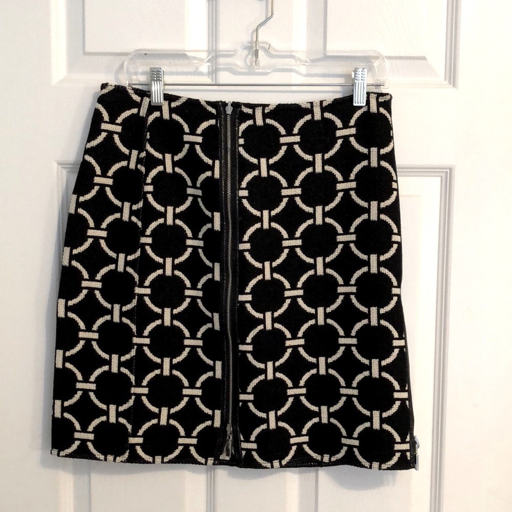 Per Se Abstract Print Skirt